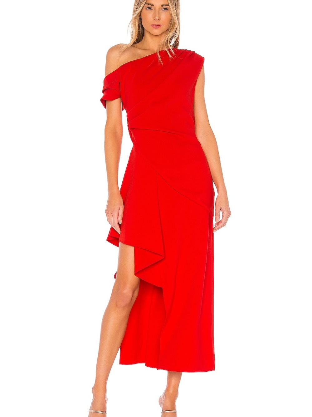Elliatt Pallas One-Shoulder Red Dress